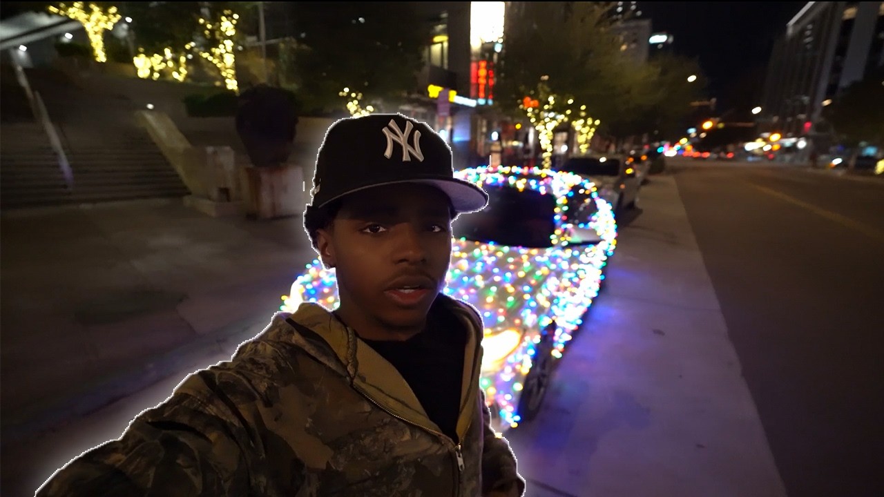 I Covered My BMW With 1,500 Christmas LED Lights… This Happened