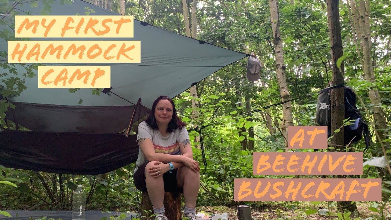 First-time #hammock #camping | Beehive Bushcraft - Leicestershire | Night Cat Hammock Tent & DD Tarp