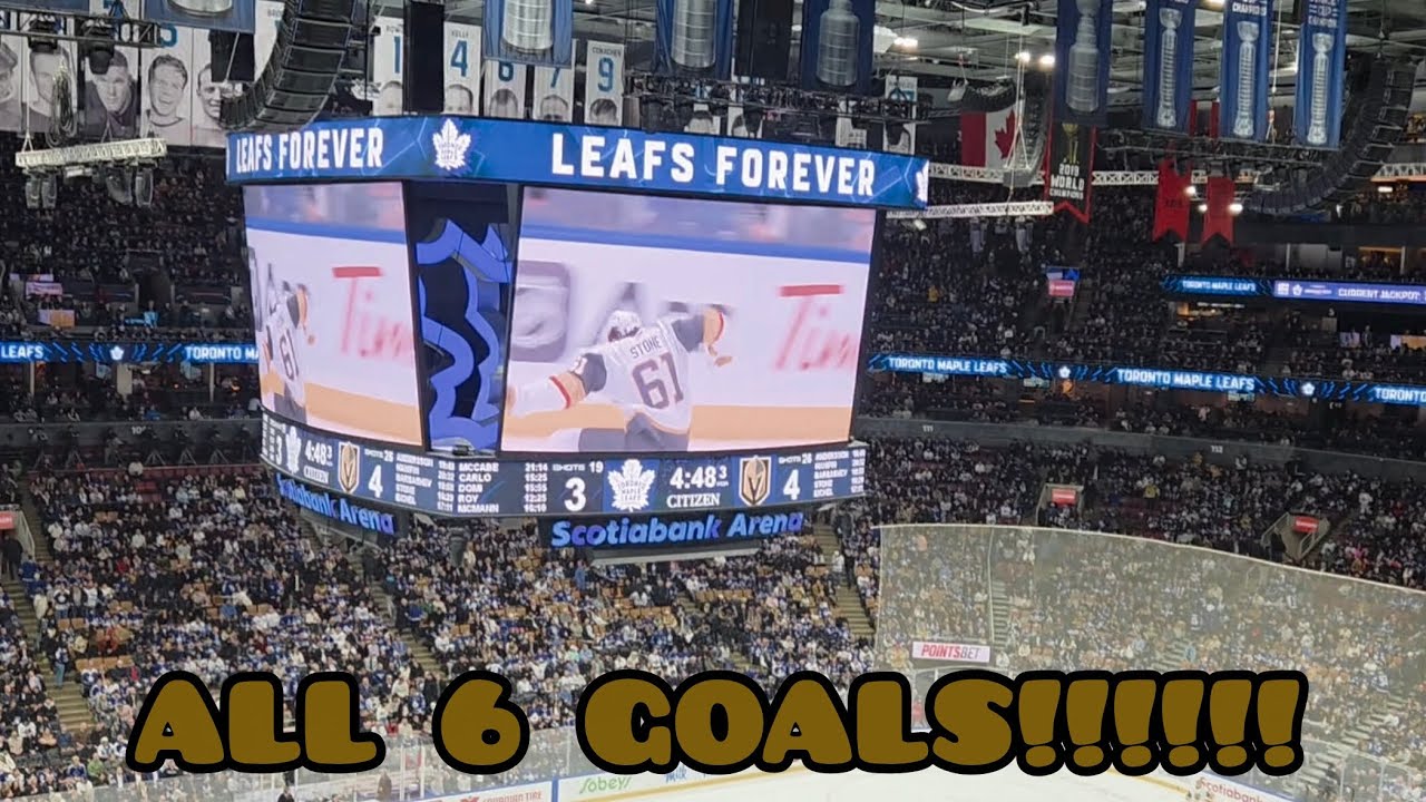 ALL 6 GOLDEN KNIGHTS GOALS LIVE!!!!!! Vs Maple Leafs January 23 2026