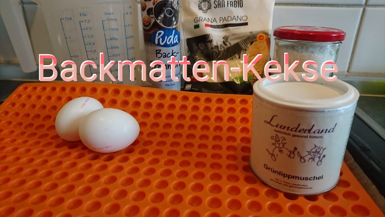 Backmatten-Kekse  // Hundekekse // Käse