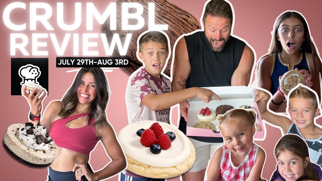 FAMILY OF 8 TRY CRUMBL!!    Double Fudge Sandwich | Cinnamon Crunch | Cookie Cheesecake & MORE!!