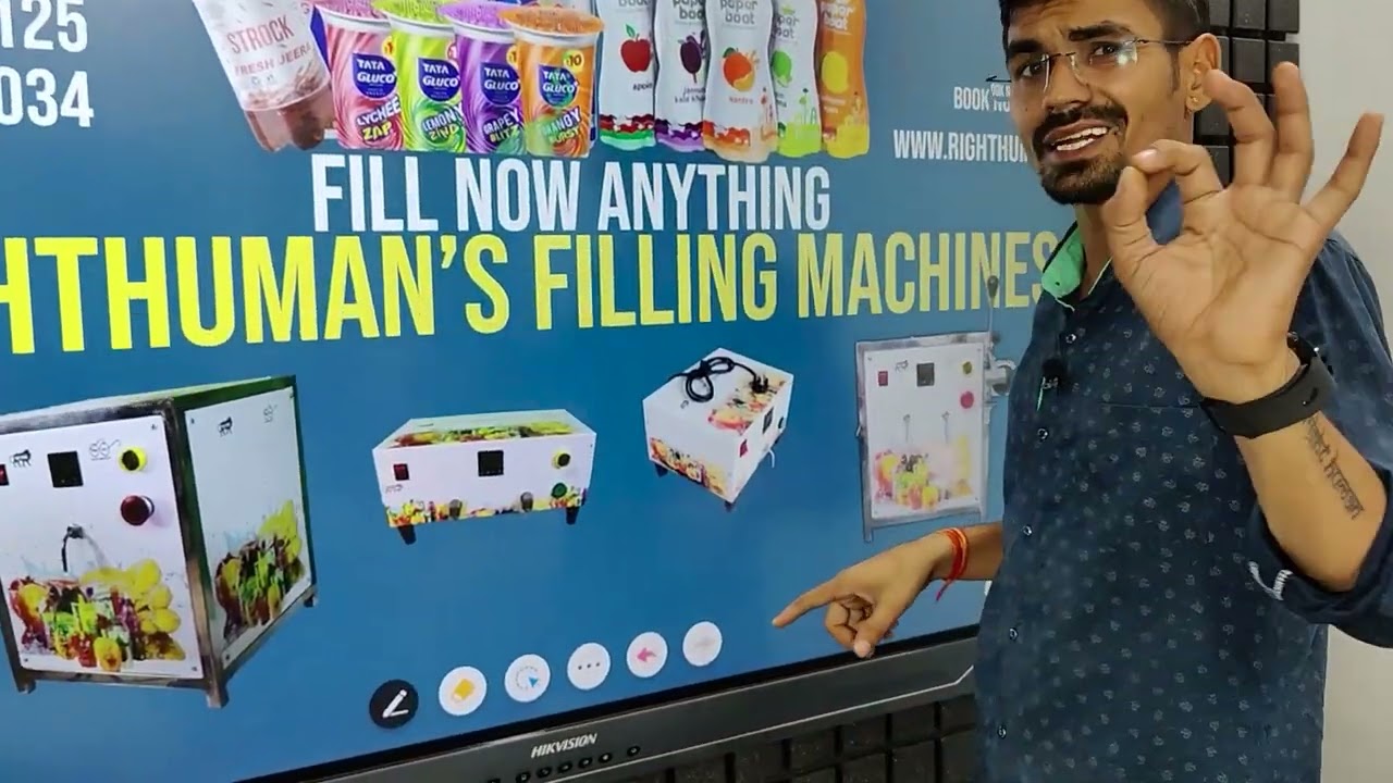 High Speed Pouch Filling Machine - Right Human