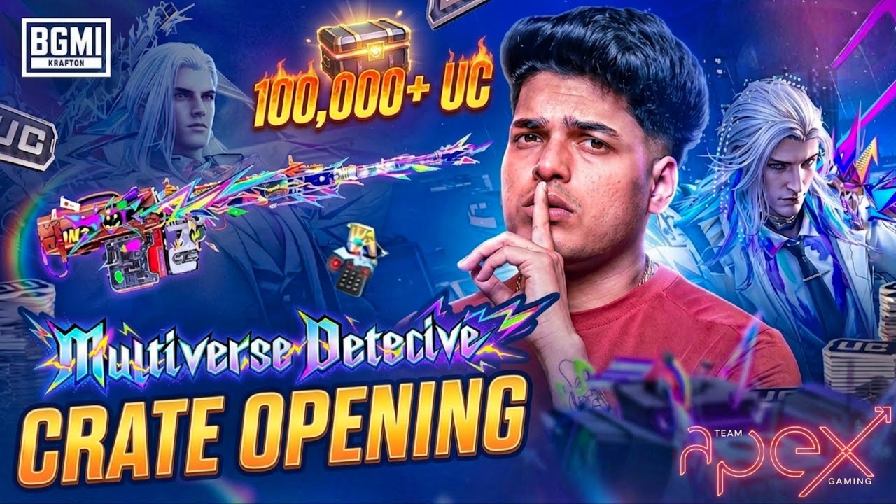 JONATHAN Spent 100,000 UC !🤯 For Crate Opening || New Multiverse Detective Set & AMR Maxed Out 🖤🔥