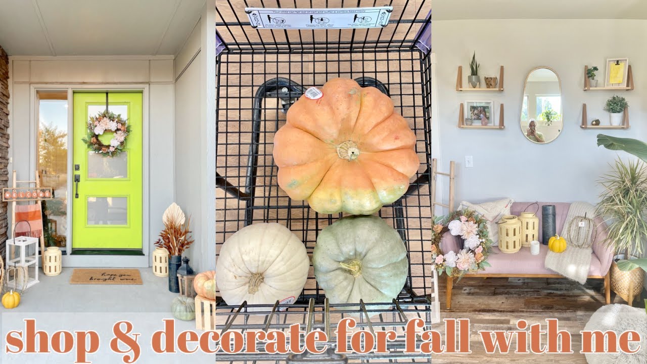 VLOG | shopping & decorating for fall!