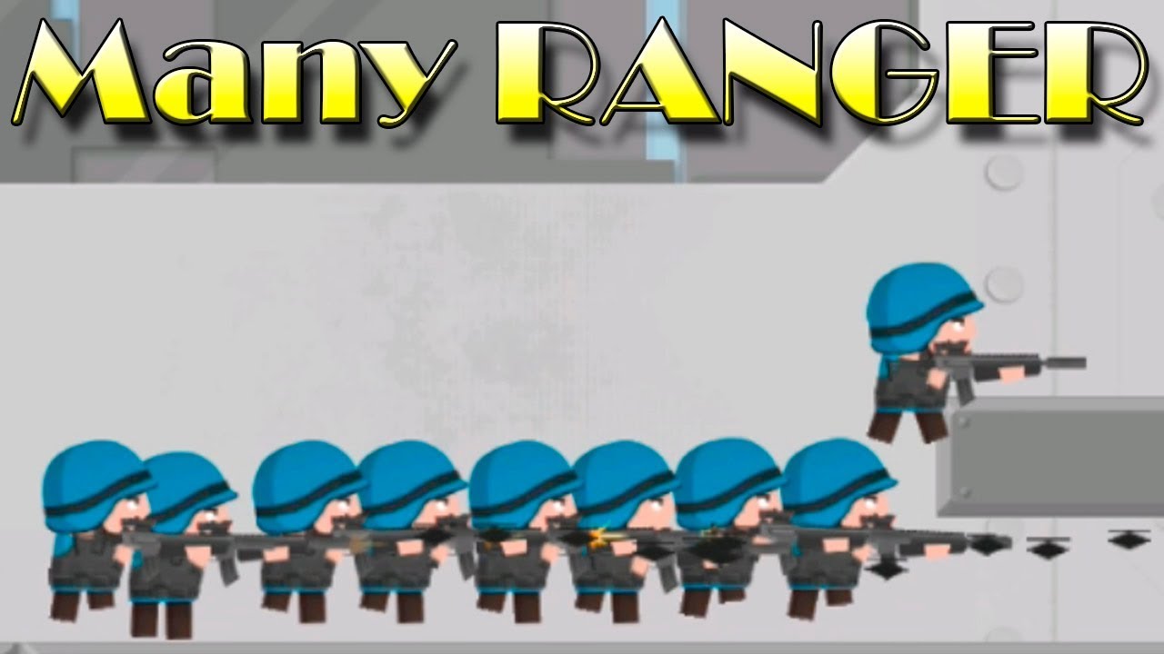 Clone Armies! Many RANGER! Sandbox games! Тест рейнджера! игры на андроид