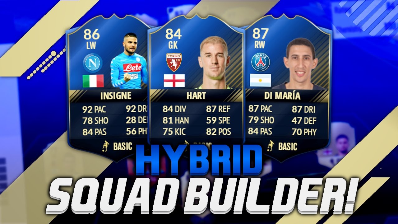 FIFA 17 OVERPOWERED 150K HYBRID SQUAD BUILDER!(FT. UPGRADES!)
