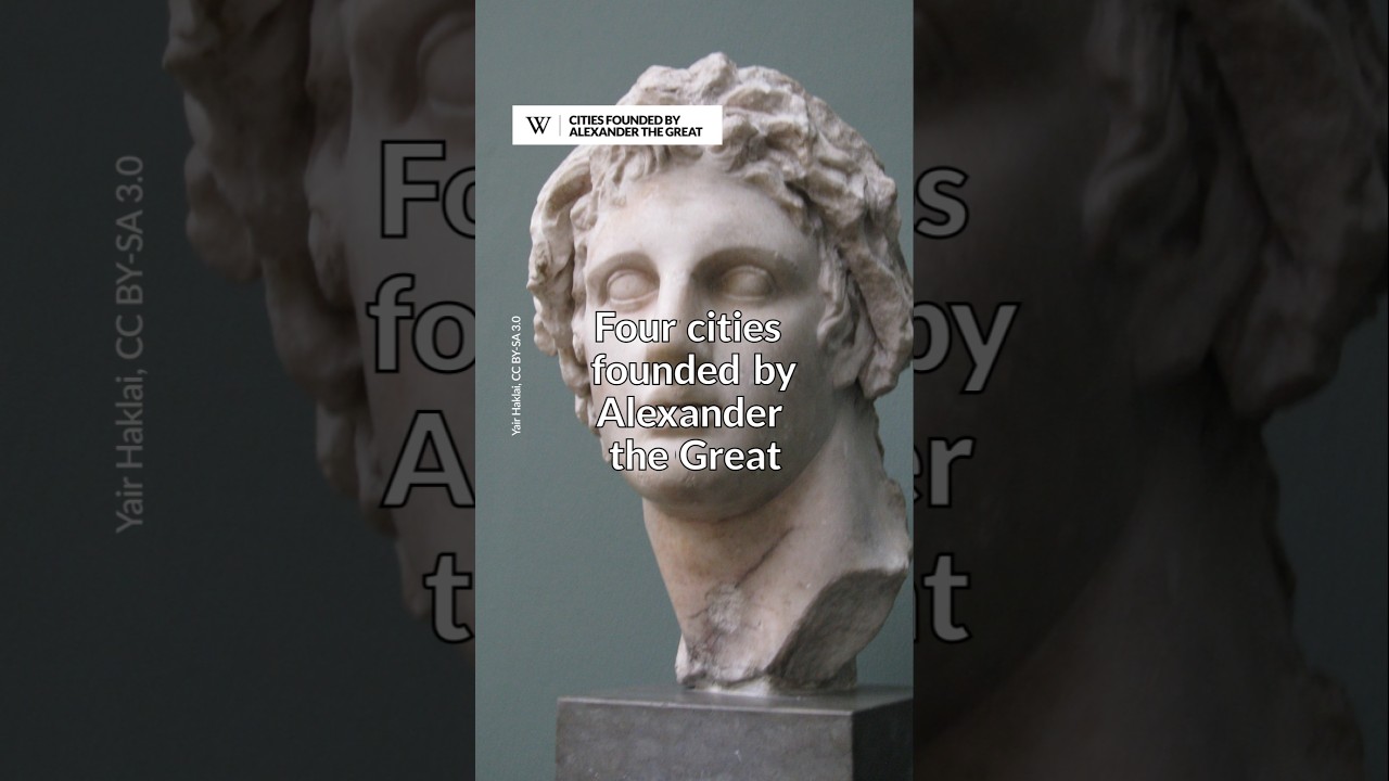 Alexander the Great founded cities from the Mediterranean to Central Asia.