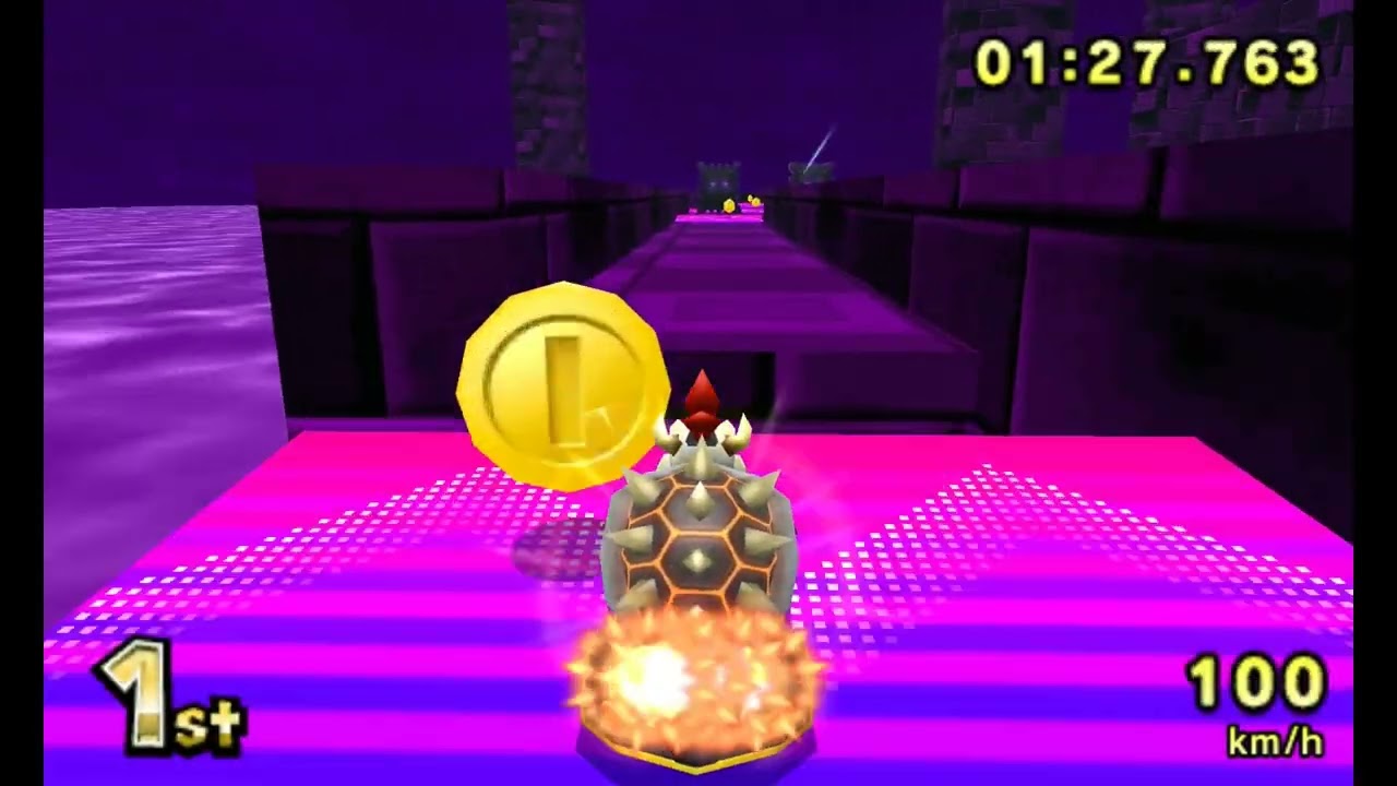 SNES Bowser Castle 2 by Cats4Life - Mario Kart 7: Custom Track [1080p 60fps]