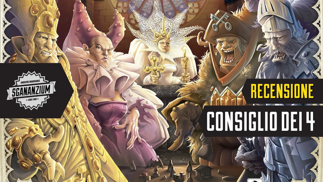 Consiglio dei 4 - Recensione Gioco da Tavolo