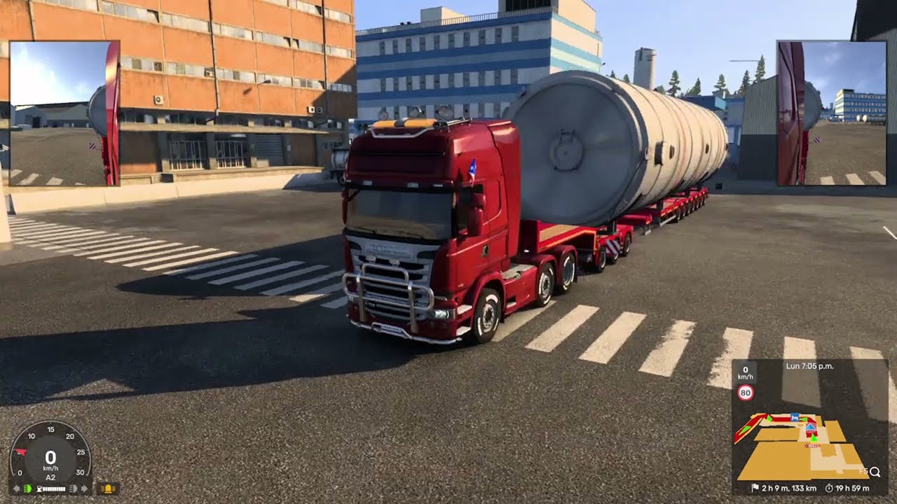 Euro Truck Simulator 2 El Viajero (PC) Llevamos Silo de Gran Tamaño