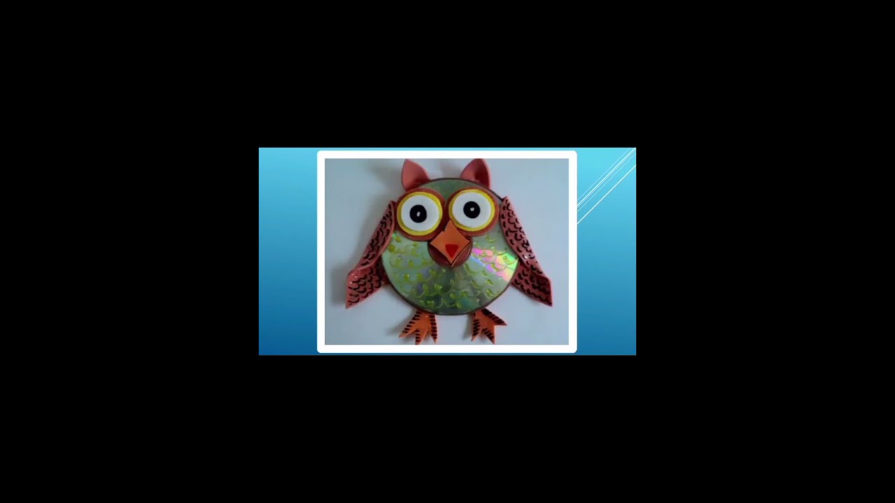 Recycle crafts from old CD's. DIY crafts ideas