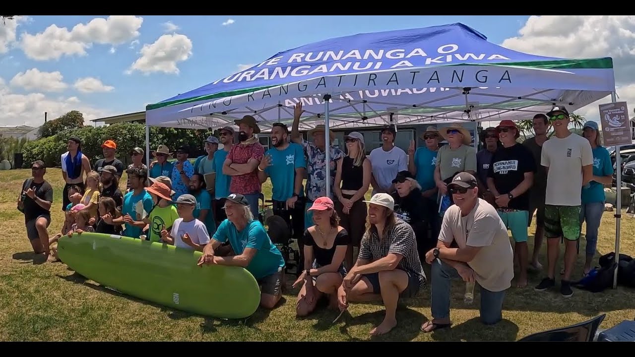 The Tauawhi No Violence LONGBOARD CLASSIC 2024 - A slice of the surfing competition.