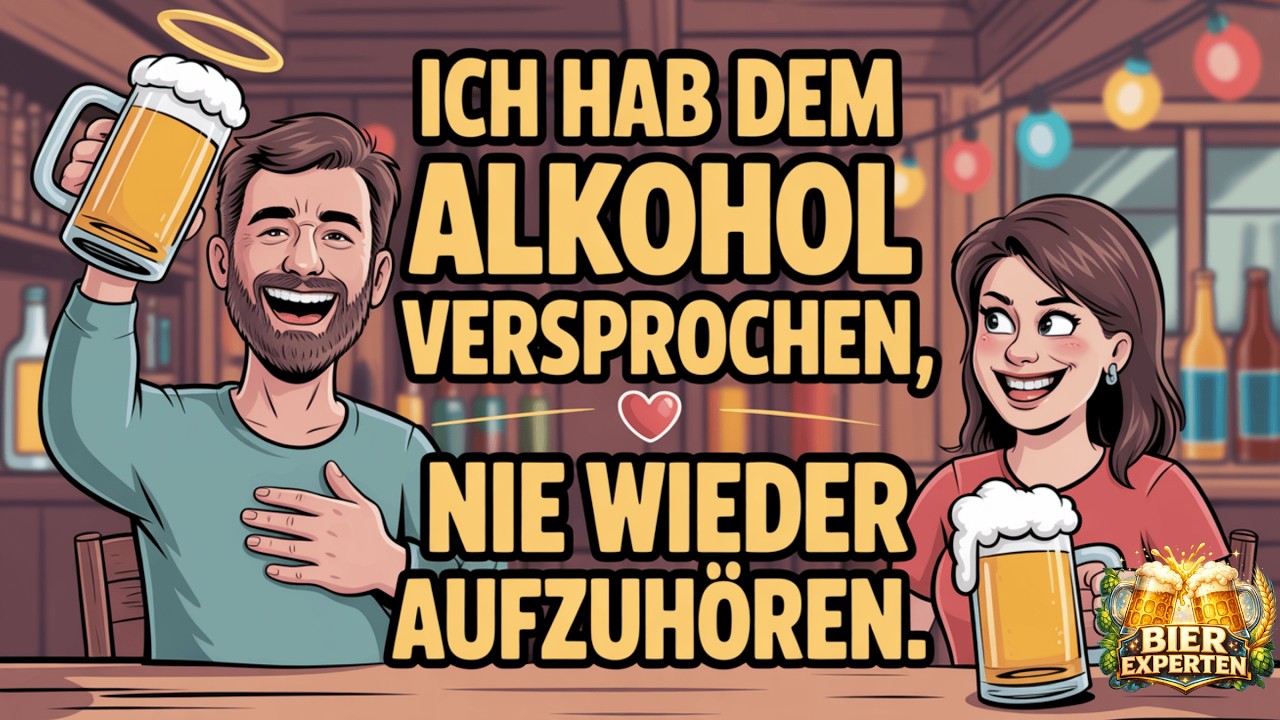 Ich hab dem Alkohol versprochen, nie wieder aufzuhören – Bier-Schlager mit Humor
