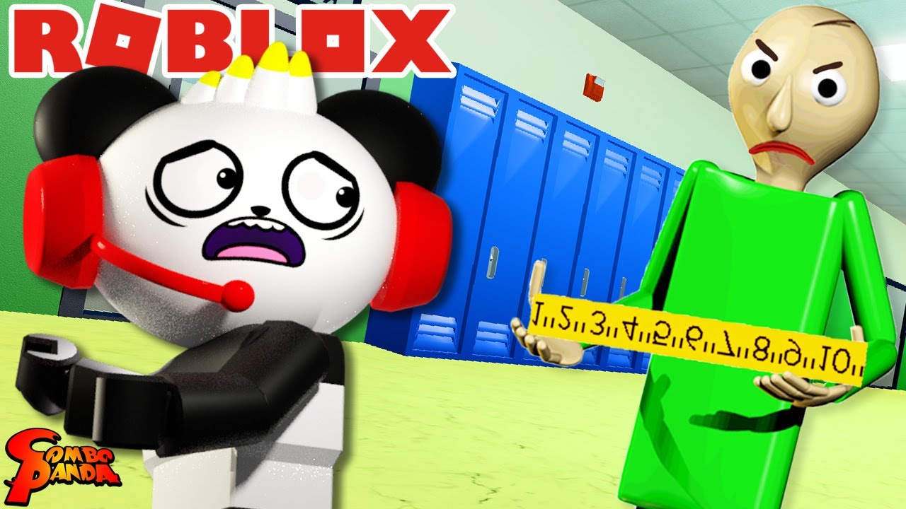 Baldi’s Basics Parkour in ROBLOX! Let’s Play Roblox with Combo Panda