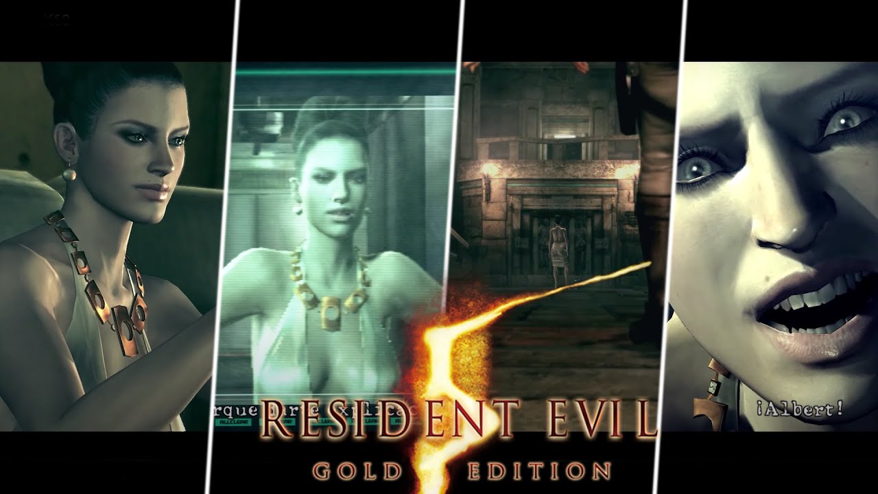 Resident Evil 5: All Apparitions of Excella Gionne | 4K60
