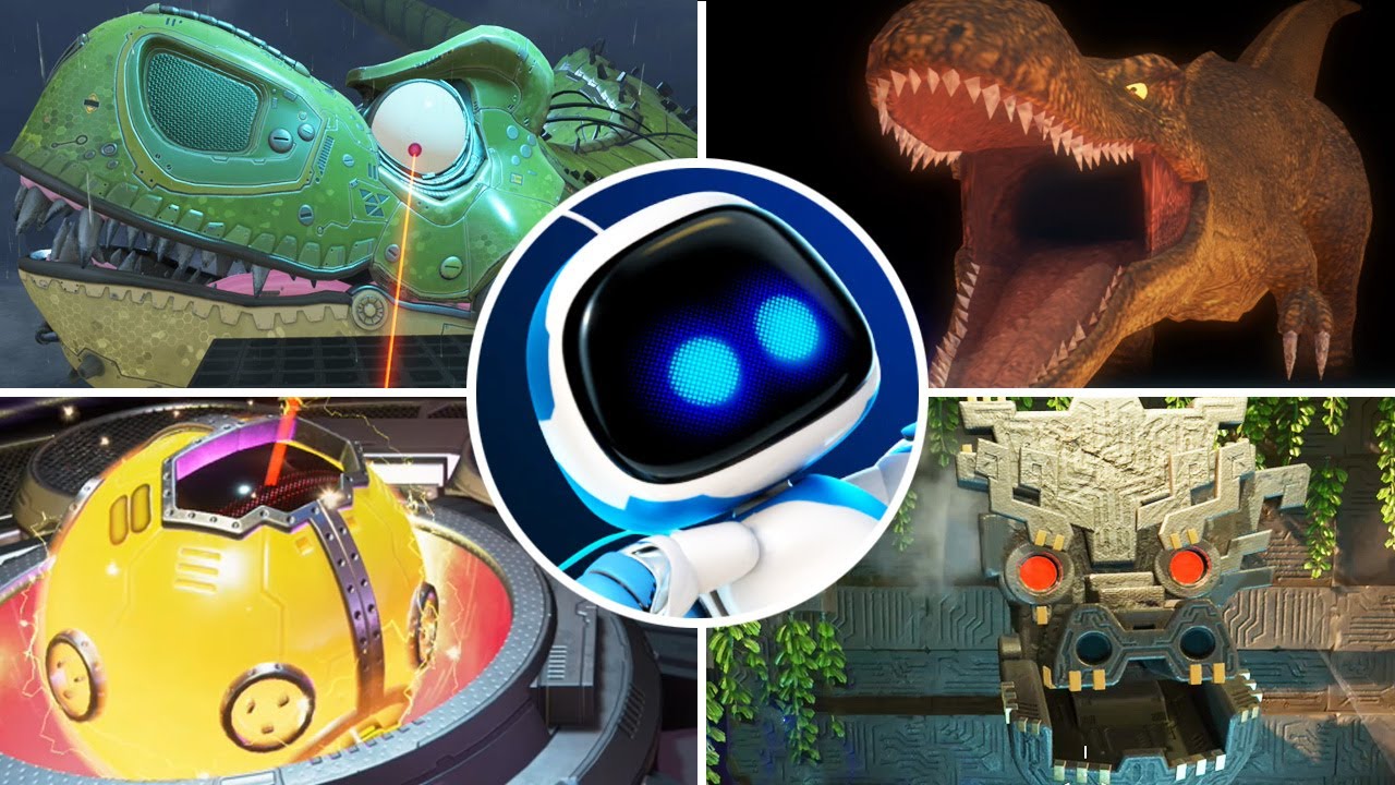 Astro's Playroom - All Bosses (PS5)