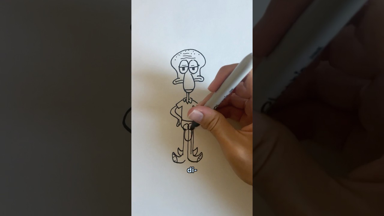 How to Draw Squidward 🦑