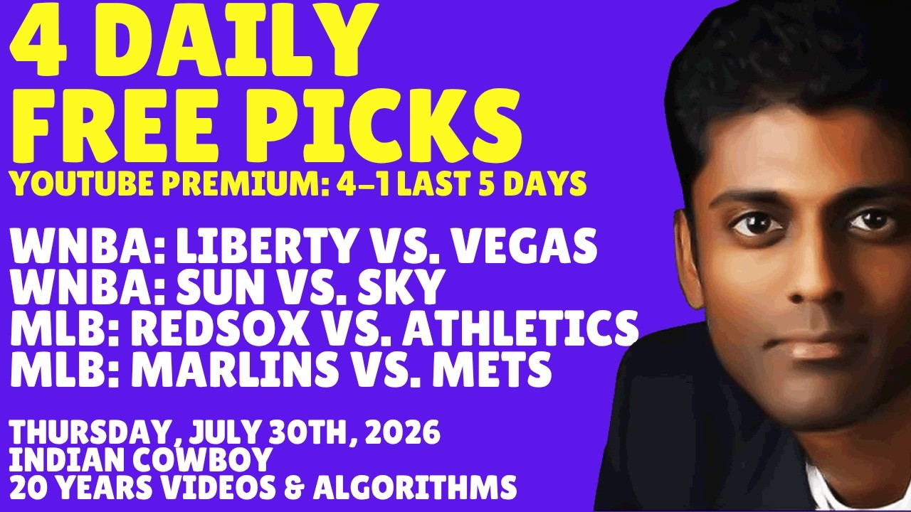 Indian Cowboy Thursday WNBA Baseball Picks Predictions Best Bets 07/14/2026 Picks Predictions Bets