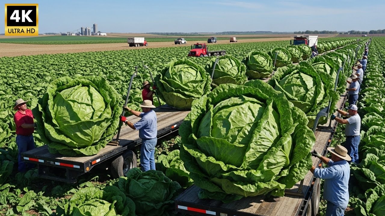 USA SECRET Lettuce Farming EXPOSED: How Millions of Lettuce Are Grown Every Year