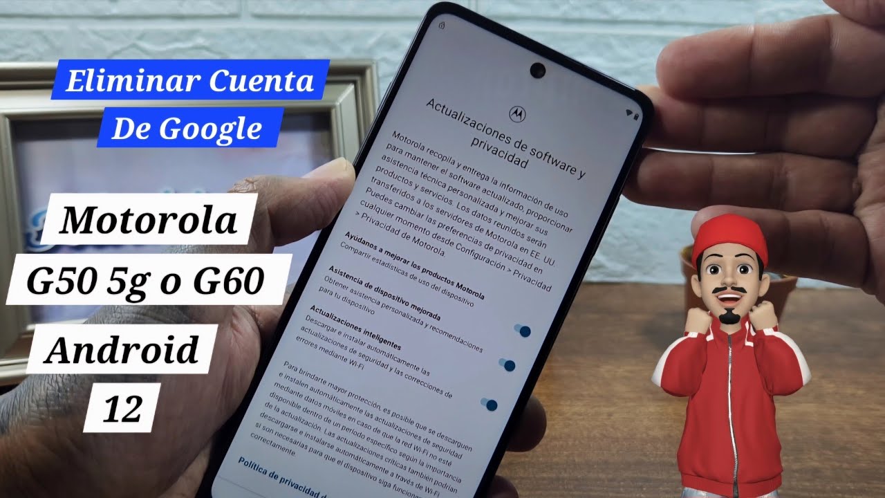 Eliminar Cuenta De Google Motorola G60s o G50 5g Método Android 12 Sin Pc Solo WiFi Sin Abrir