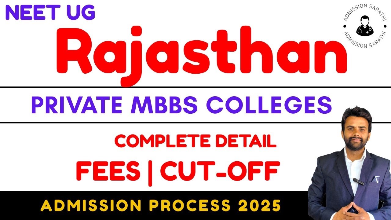 BEST PRIVATE MBBS COLLEGES OF RAJASTHAN 2025 COMPLETE DETAIL FEE STUCTURE | PACKAGE CUTOFF #neet2025