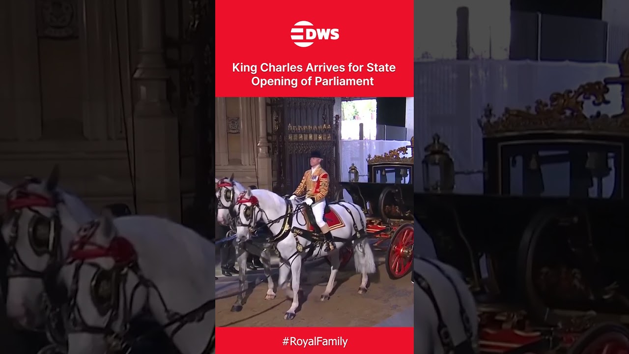 ROYAL TRADITION: King Charles and Queen Camilla Lead Grand Procession for State Opening | AC1C