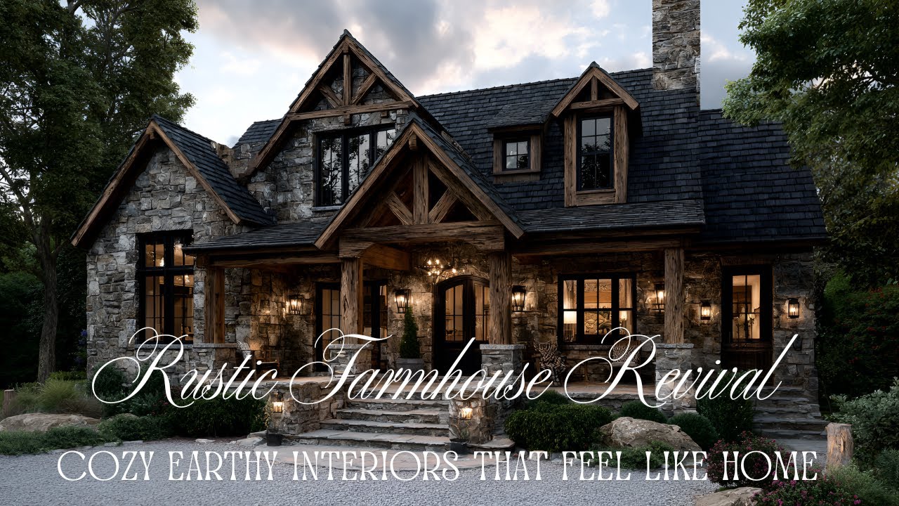 Rustic Farmhouse Revival: Cozy Earthy Interiors and Reclaimed Wood Home Decor Ideas