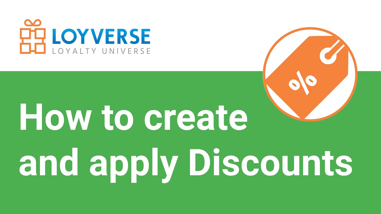 How to create and apply Discounts in the Loyverse POS