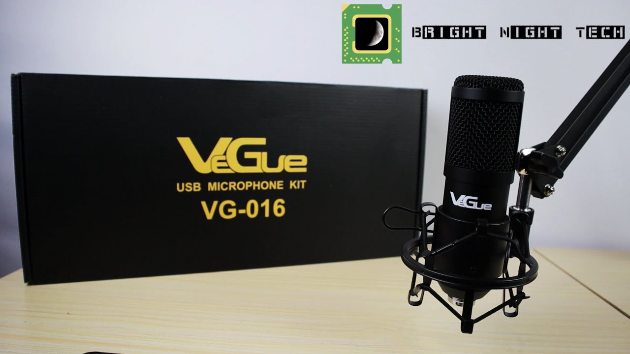 VeGue VG-016 USB Microphone Kit -Unboxing/Review