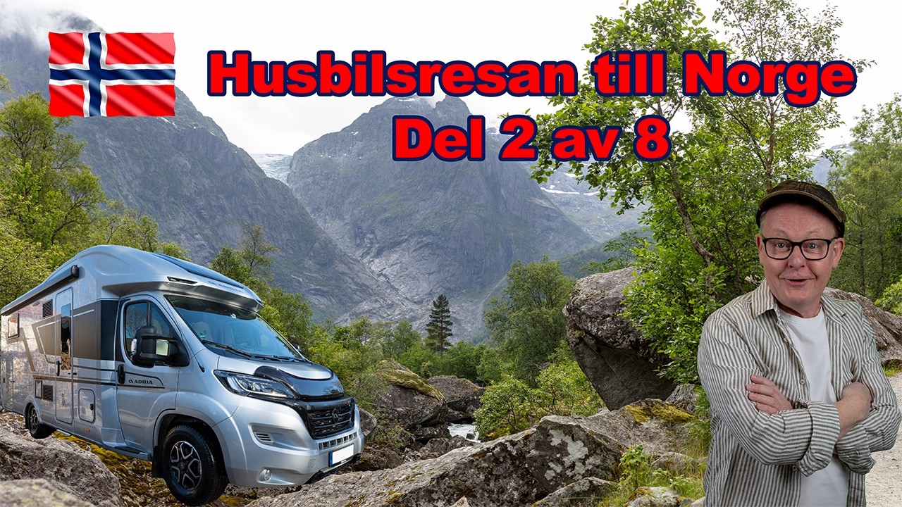 Husbilsresan till Norge (del 2) - Vägen var avstängd