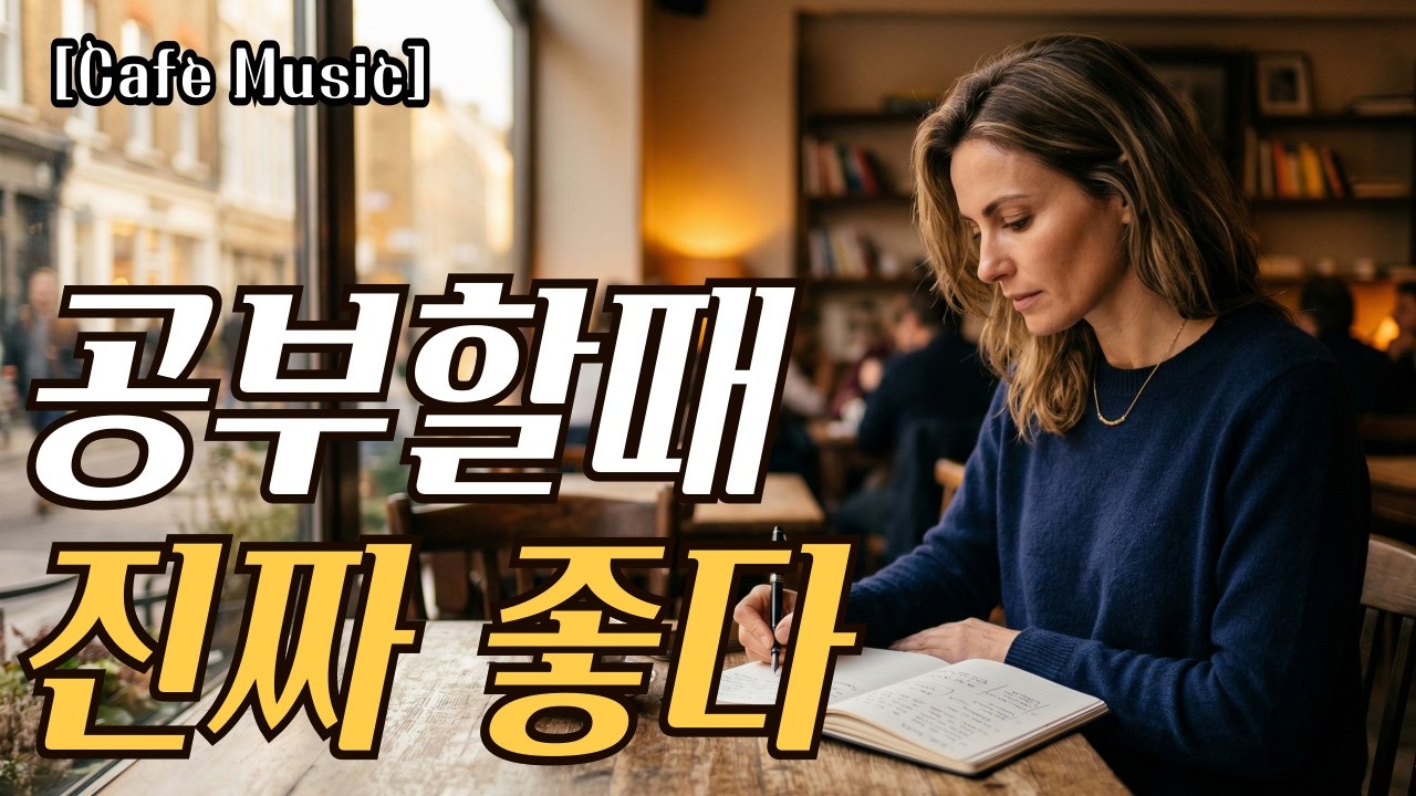 Cafe Playlist ☕가사 없는 음악 | 공부할 때 들으면 좋은 플레이리스트ㅣ그냥 틀어 놓으세요