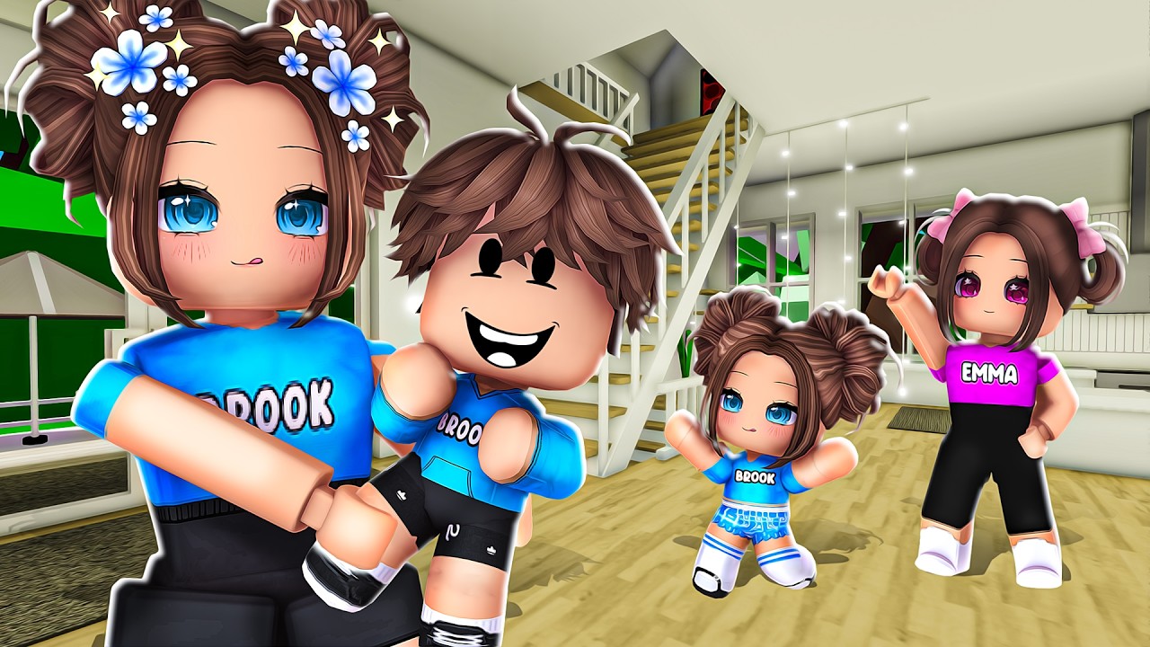 We Adopted BABY BOY BROOK In Roblox Brookhaven!!