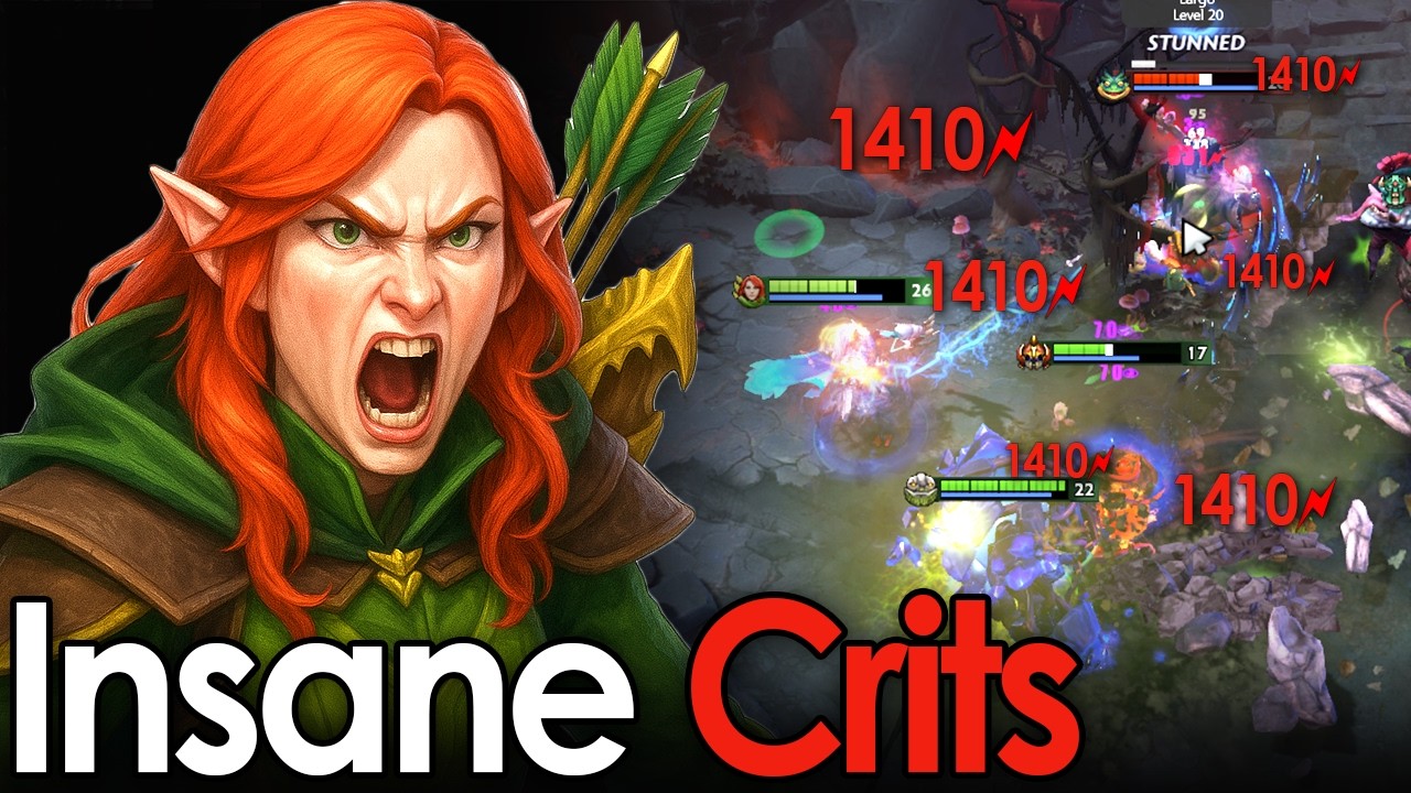 29 Kills Windranger – Insane Crits Carry | Immortal Safe Lane 7.40c