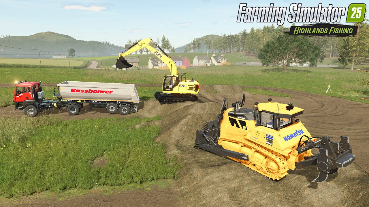 Farming Simulator 25 🚧 Public Works At Highlands Fishing Kinlaig Map 🚧