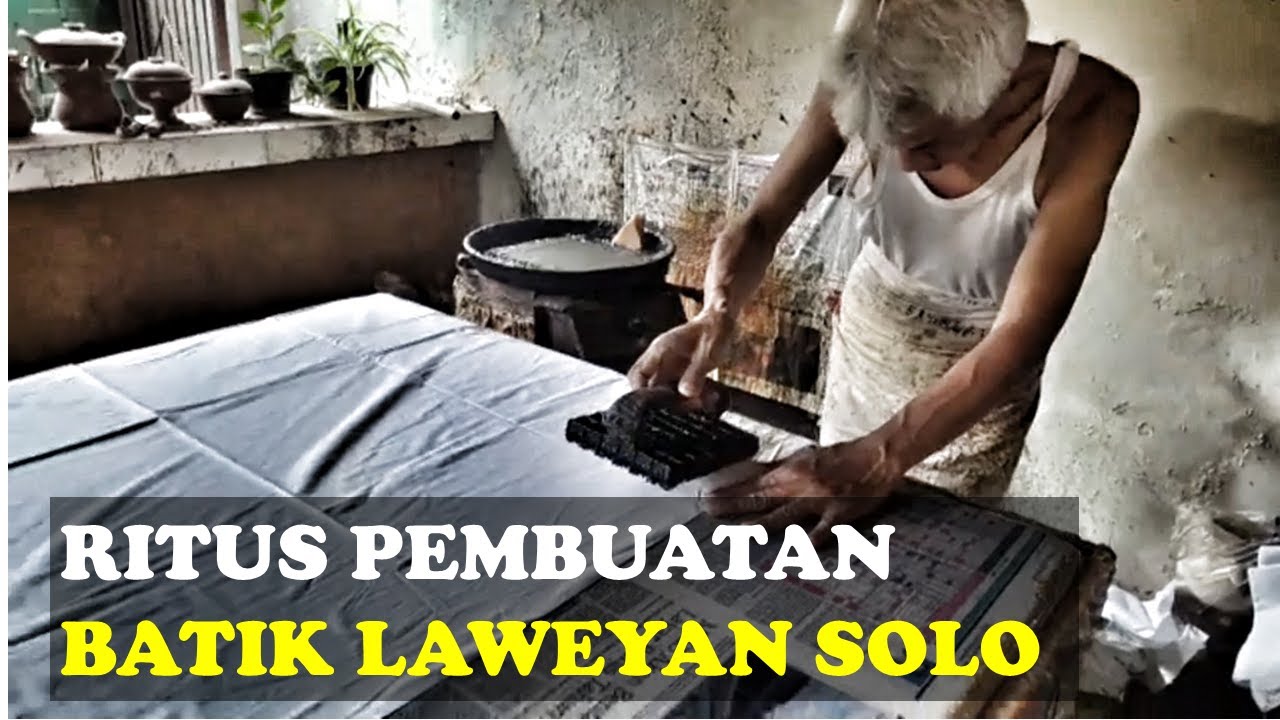 Proses Pembuatan Batik di Laweyan Solo || Begitu Syahdu  dan Khidmat