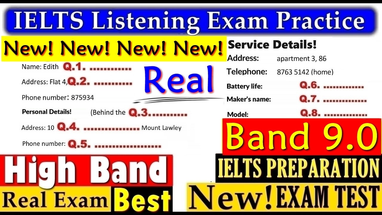 IELTS LISTENING PRACTICE TEST 2025 WITH ANSWERS | 05.09.2025