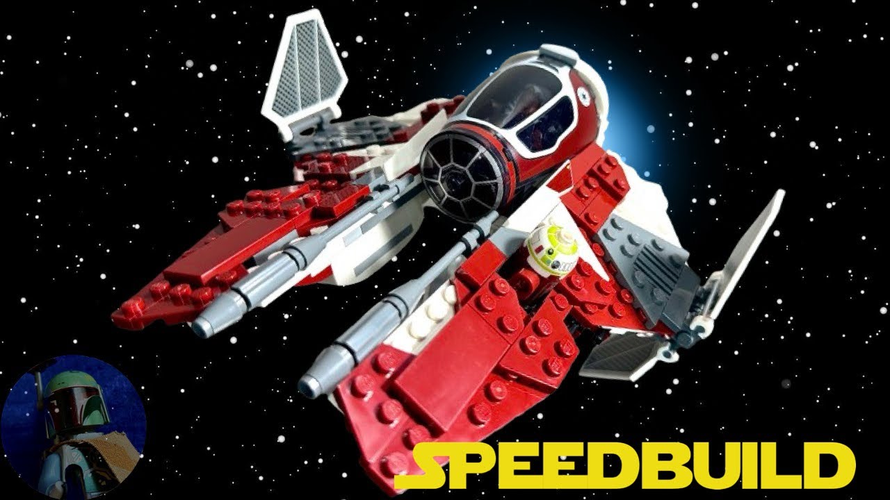 LEGO Star Wars Ahsoka's Jedi Interceptor Speedbuild | 75401