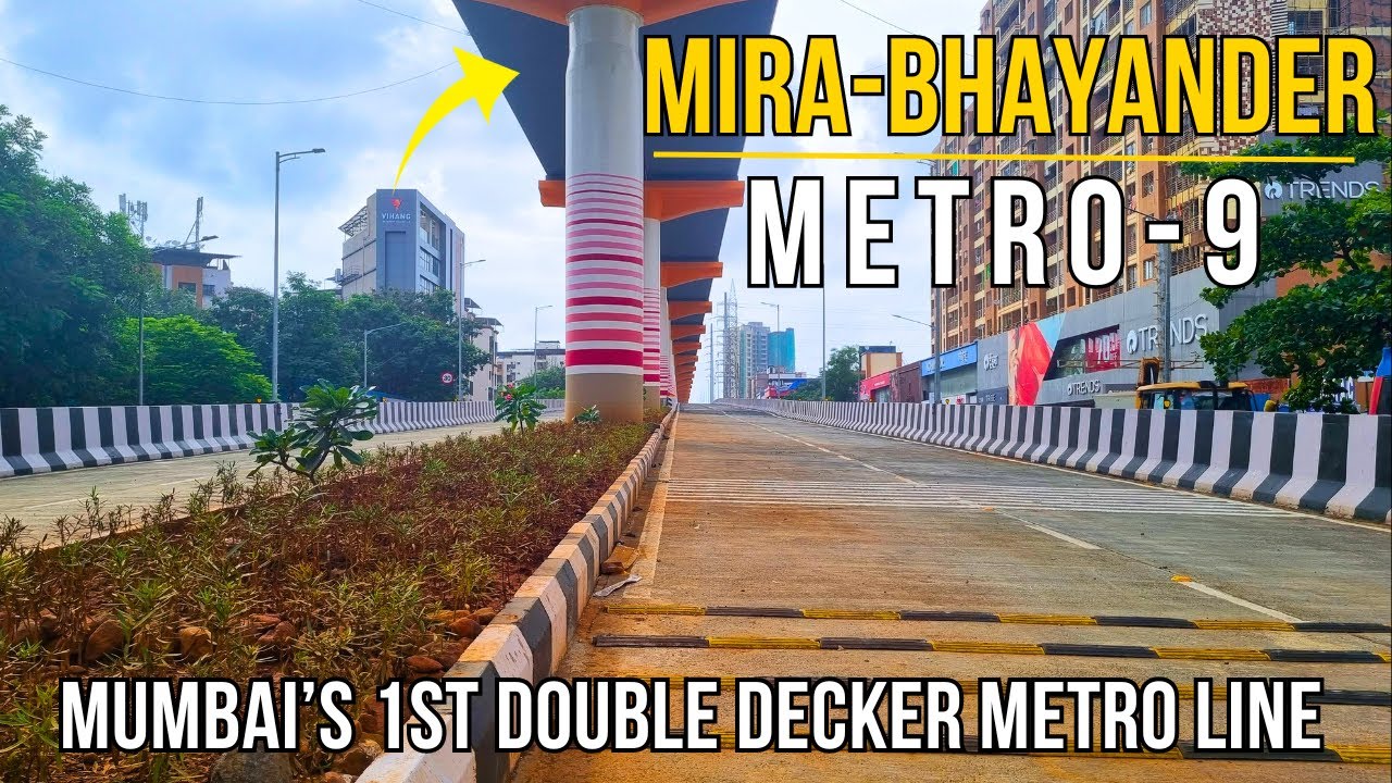 Opening Soon! Mira-Bhayander Metro Line 9 Integrated Flyover 😍| Mumbai Metro 9 Update