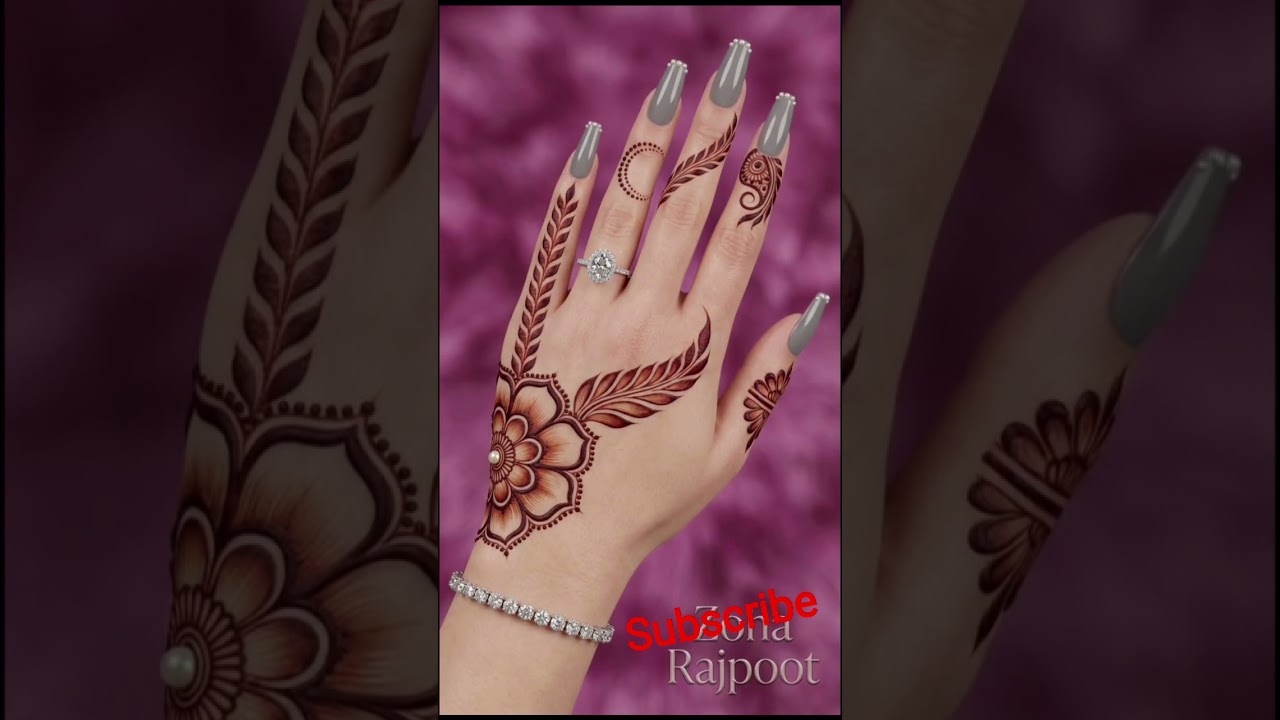 beutiful Henna design 🩷🩷🩷💕🌿✨✨✨✨✨✨✨ #trending #viral #shots #video #2026