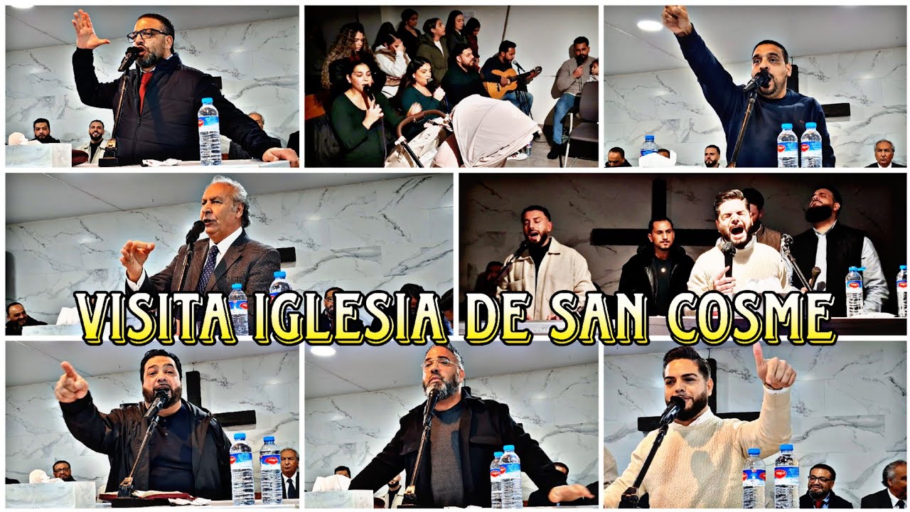 VISITA DE LA IGLESIA DE SAN COSME | PASTOR, OBREROS Y CORO| CULTO COMPLETO MUY BENDECIDO 