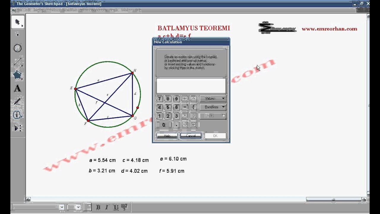 GEOMETER'S SKETCHPAD-THEOREM OF BATLAMYUS