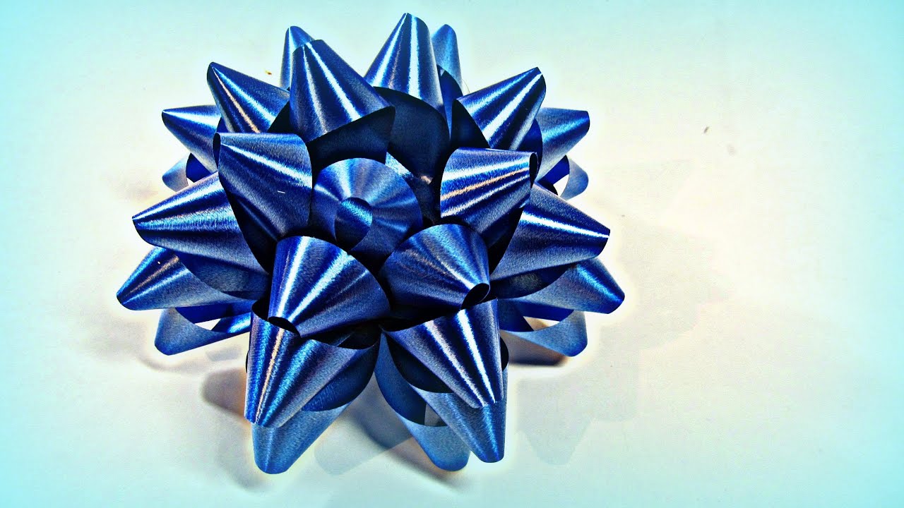 Tutorial. Como hacer lazos o moños para regalo.