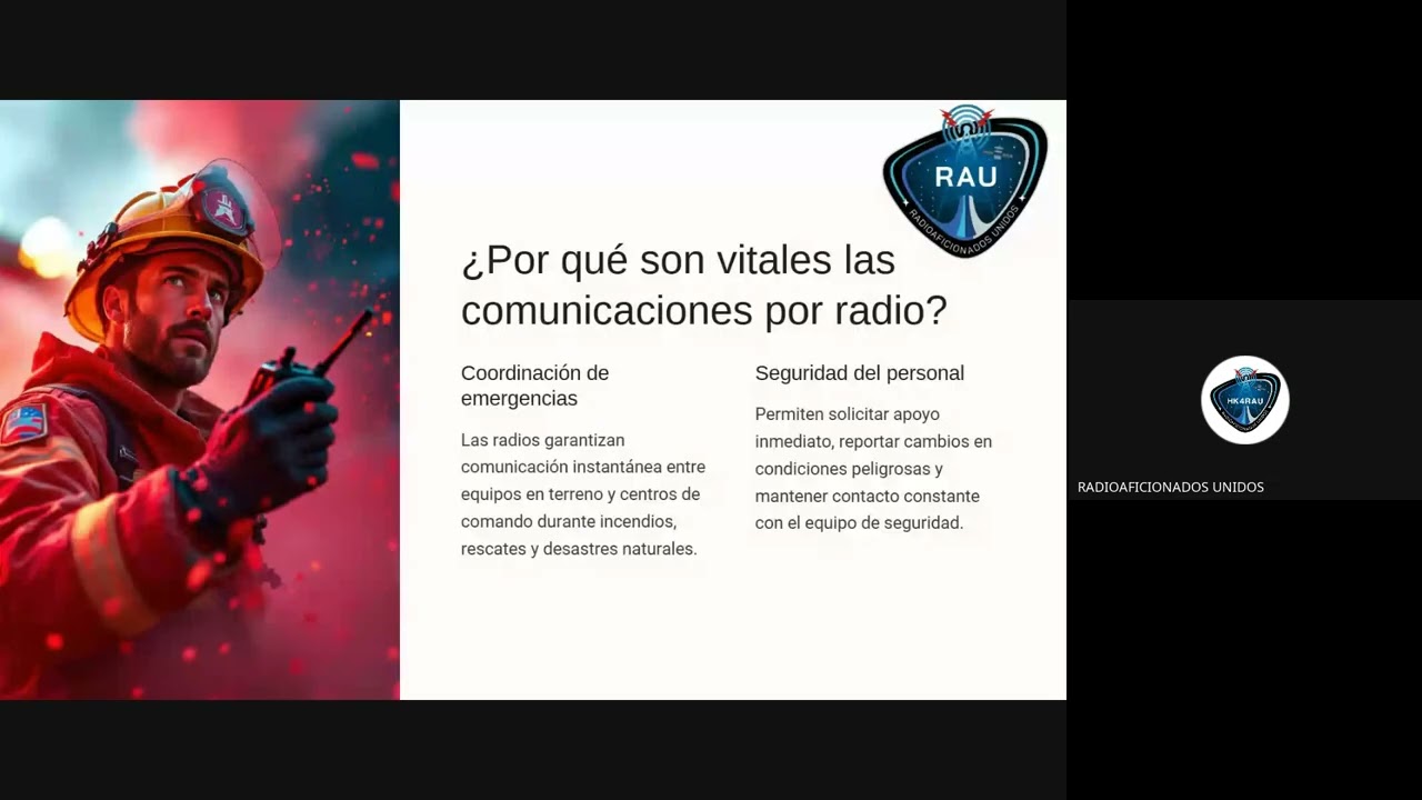 Comunicaciones Vía Radio para Bomberos - Sesión 1 -
