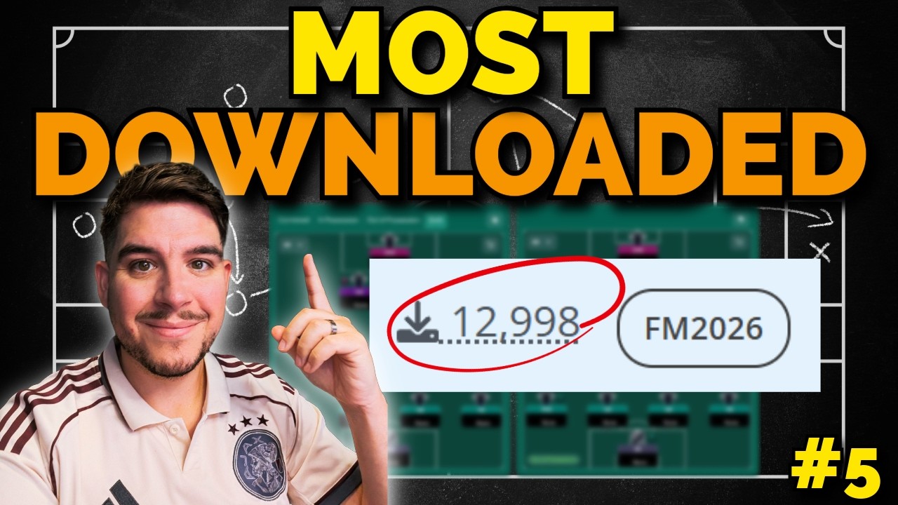 Эта тактика для футбольного менеджера скачана 12 000 раз!