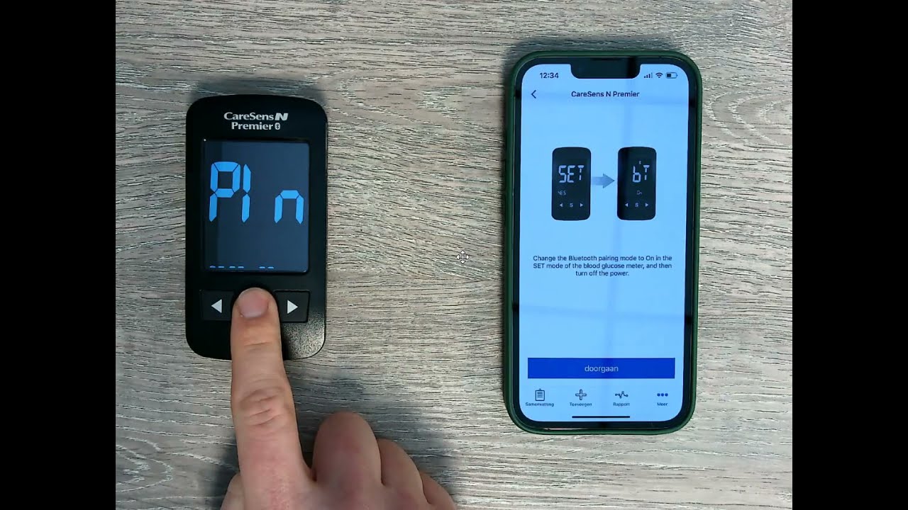 CareSens N Premier - Koppelen met de Smartlog app op uw iPhone