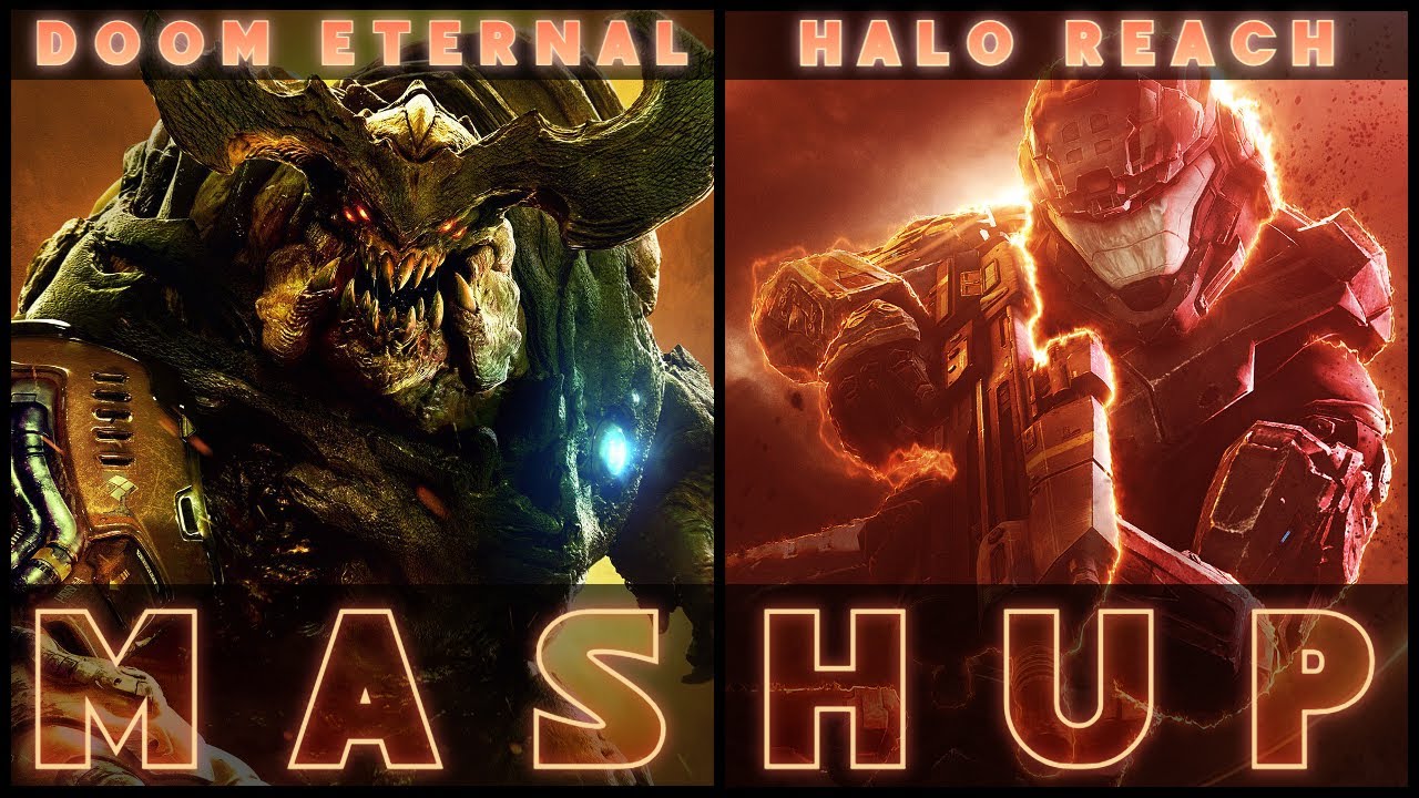 Halo Reach x Doom Eternal OST MASHUP [Noble Theme/Lone Wolf (Piano) x Consumption + End Of Level]