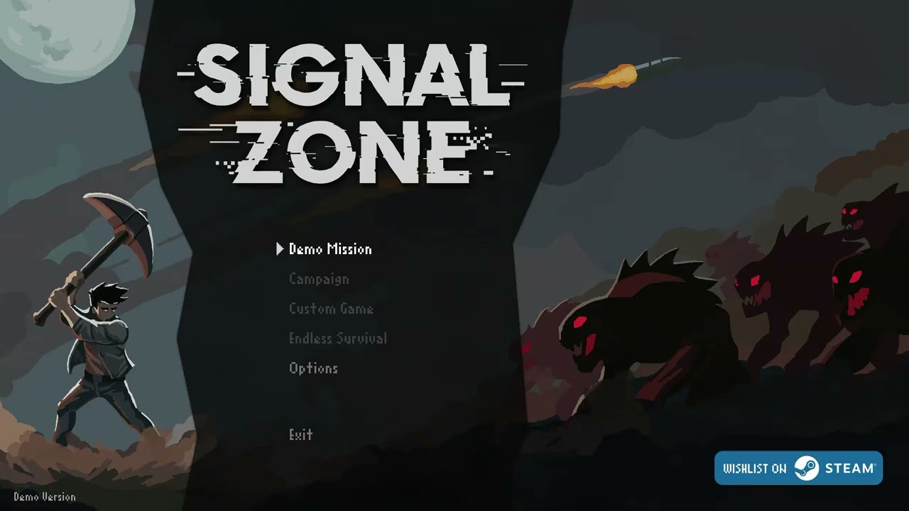 Signal Zone Demo Gameplay – Base Building, Tower Defense & Night Survival