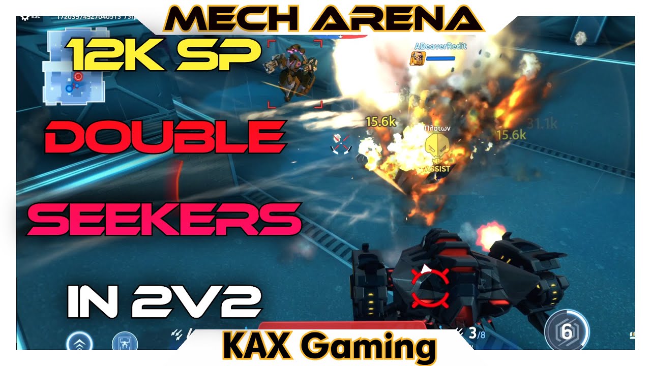 8Ksp Vs. 12Ksp💪 | Minigun Eclipse Rocks👌- Mech Arena