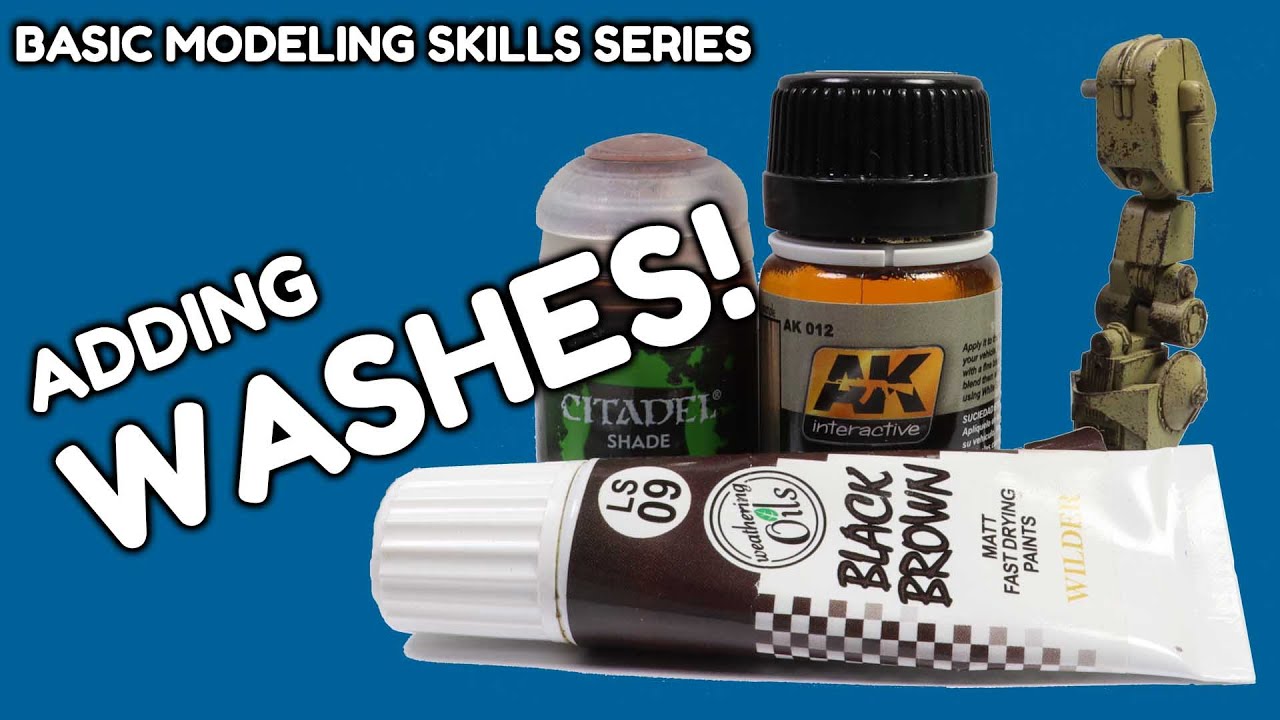 Basic Modeling Skills - Adding Washes To Your Scale Models