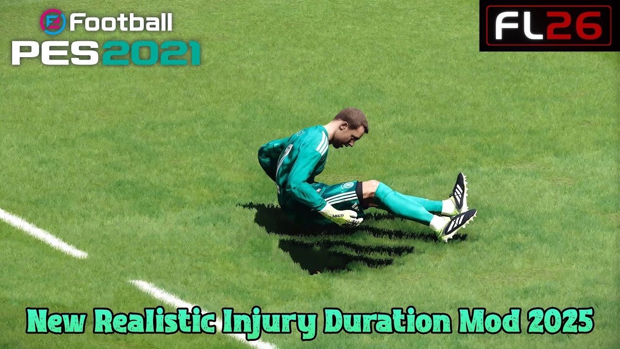 Новый реалистичный мод продолжительности травм 2025 + установка &mdash; PES 2021 и Football Life 2026